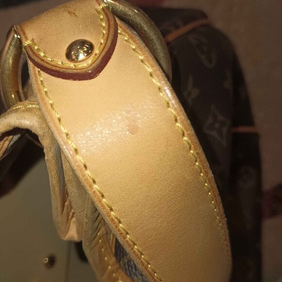 Vintage Louis Vuitton Galliera PM Monogram Brown Leather - Picture 5 of 14